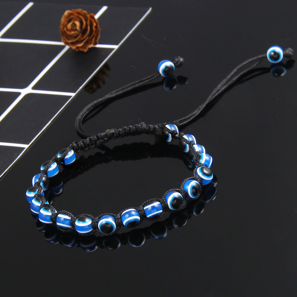 Wholesale Devil Eye Braided Cord Bracelet